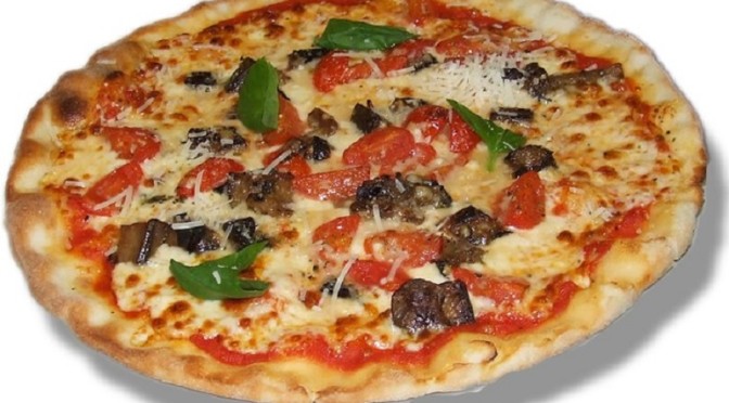 Pizza con melanzane - Nato in Sicilia
